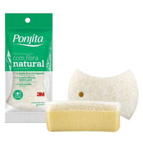 Tamanhos, Medidas e Dimensões do produto Esponja de Banho Ponjita 3m Fibra Natural