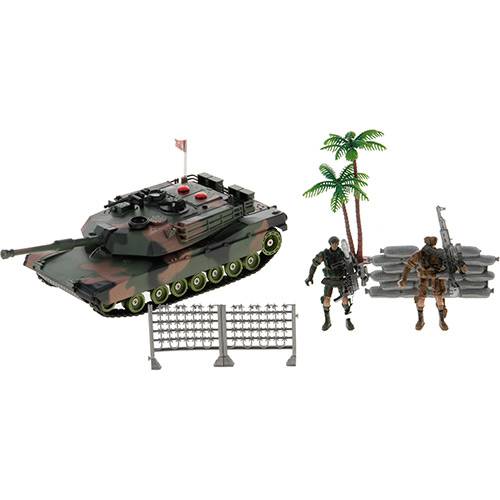 Tamanhos, Medidas e Dimensões do produto Esquadrão Especial Super Comando Tanque Verde Claro - Brink+