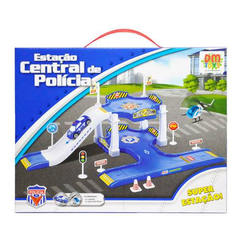 Tamanhos, Medidas e Dimensões do produto Estação Central de Polícia - DM Toys