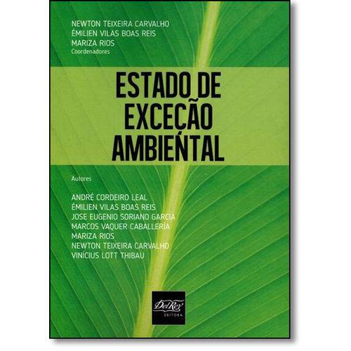 Tamanhos, Medidas e Dimensões do produto Estado de Exceção Ambiental