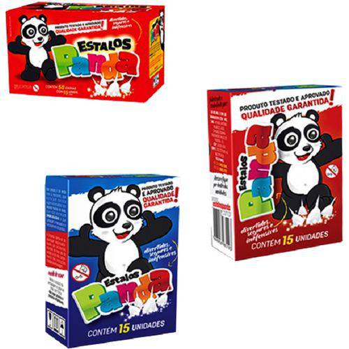 Tamanhos, Medidas e Dimensões do produto Estalos Panda com 50 Caixinhas com 15 Unidades