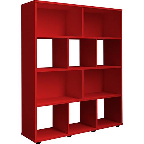 Tamanhos, Medidas e Dimensões do produto Estante Livreiro Book Organizador Vermelha - Artely
