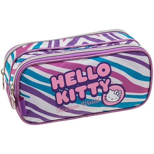 Tamanhos, Medidas e Dimensões do produto Estojo Duplo Hello Kitty Fashion - Pacific