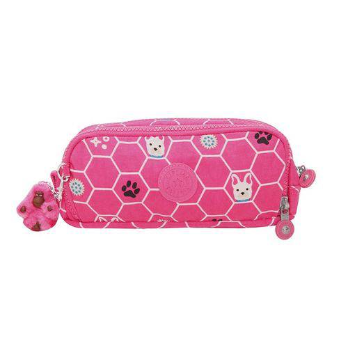 Tamanhos, Medidas e Dimensões do produto Estojo Kipling Gitroy Rosa Pink Dog Tile K1356467B