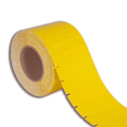 Tamanhos, Medidas e Dimensões do produto Etiquetas para Gôndolas 100x30mm - Amarela - 32m
