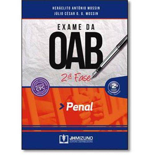 Tamanhos, Medidas e Dimensões do produto Exame da OAB - 2ª Fase - PENAL 2ªEd.2017