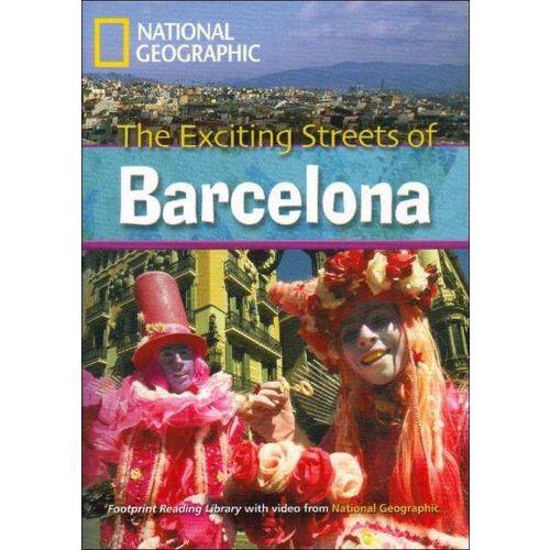 Tamanhos, Medidas e Dimensões do produto Exciting Streets Of Barcelona - British English - Footprint Reading Library - Level 7 2600 C1