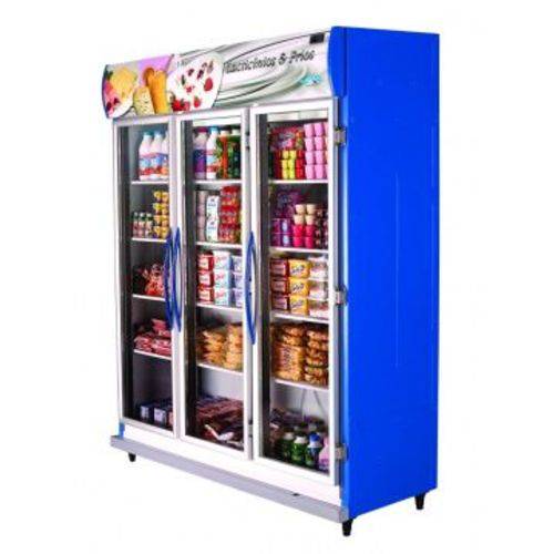 Tamanhos, Medidas e Dimensões do produto Expositor Refrigerado Auto Serviço com 3 Portas - Klima - 220v