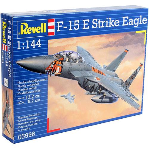 Tamanhos, Medidas e Dimensões do produto F-15E Eagle Revell REV 03996