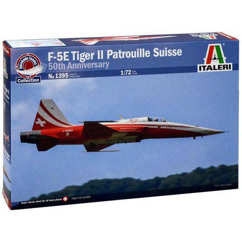 Tamanhos, Medidas e Dimensões do produto F-5E Tiger II Patrouille Suisse - 1/72 - Italeri 1395