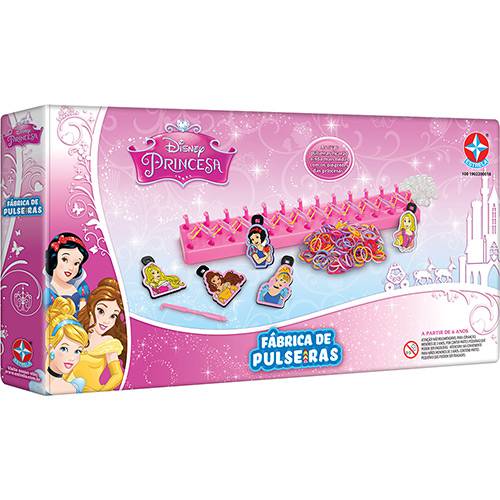 Tamanhos, Medidas e Dimensões do produto Fábrica de Pulseiras Princesas Disney - Estrela