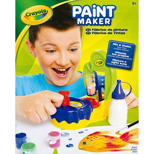 Tamanhos, Medidas e Dimensões do produto Fábrica de Tintas Paint Maker - Crayola