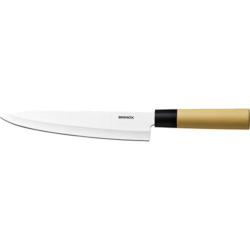Tamanhos, Medidas e Dimensões do produto Faca Chef Samurai 8,2" Inox - Brinox
