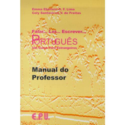 Tamanhos, Medidas e Dimensões do produto Falar... Ler... Escrever Portugues - Manual do Professor