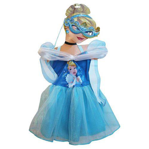 Tamanhos, Medidas e Dimensões do produto Fantasia Cinderela Infantil Princesa Disney