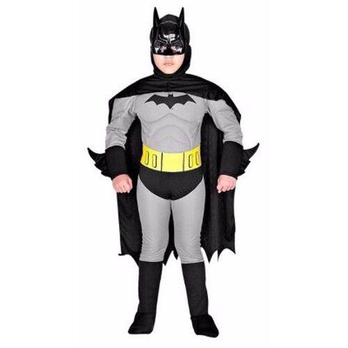 Tamanhos, Medidas e Dimensões do produto Fantasia Infantil Batman Luxo P - 3 a 4 Anos