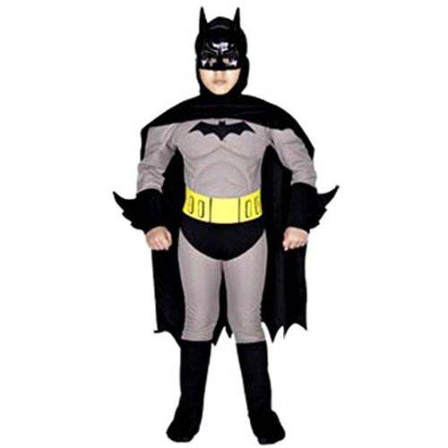 Tamanhos, Medidas e Dimensões do produto Fantasia Infantil Batman Luxo – P