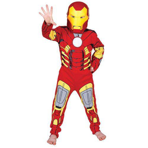 Tamanhos, Medidas e Dimensões do produto Fantasia Longa Iron Man Clássico (M) 881322