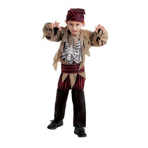 Tamanhos, Medidas e Dimensões do produto Fantasia Pirata 5 a 6 Anos (M)