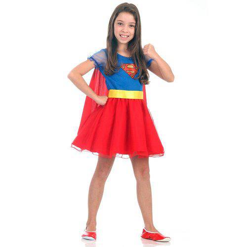Tamanhos, Medidas e Dimensões do produto Fantasia Super Girl Princesa G - Sulamericana