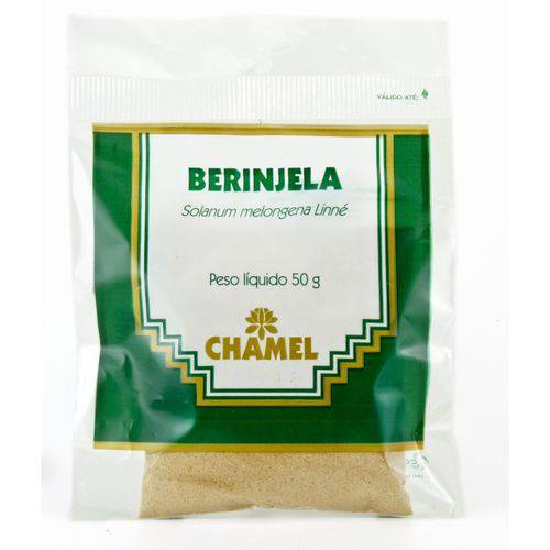 Tamanhos, Medidas e Dimensões do produto Farinha de Berinjela 50g - Chamel