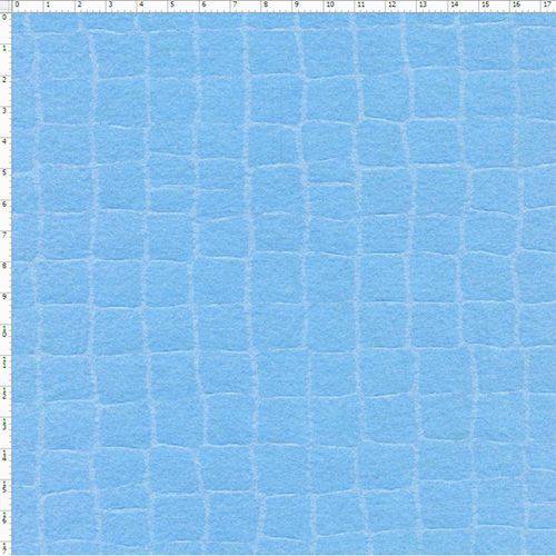 Tamanhos, Medidas e Dimensões do produto Feltro Texturado Gofrê - 030 Azul Claro (0,50x1,40)