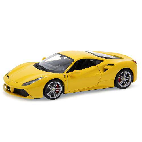 Tamanhos, Medidas e Dimensões do produto Ferrari 488 Gtb Bburago 1:24 Amarelo