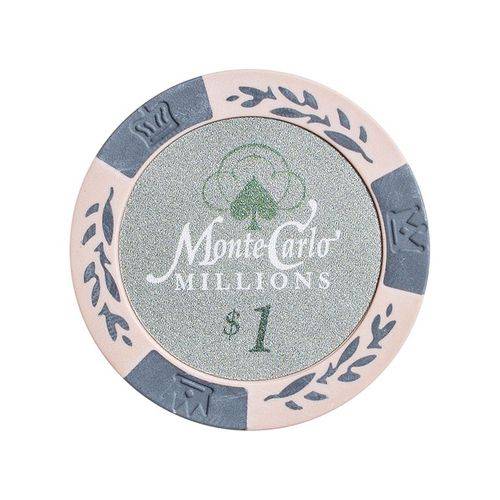 Tamanhos, Medidas e Dimensões do produto Fichas 14 Gramas Clay Lote com 25 Modelo Monte Carlo Millions 1