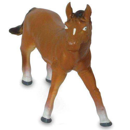 Tamanhos, Medidas e Dimensões do produto Figura Bicho Mundi - 23 Cm - Animais da Fazenda - Cavalo - Dtc