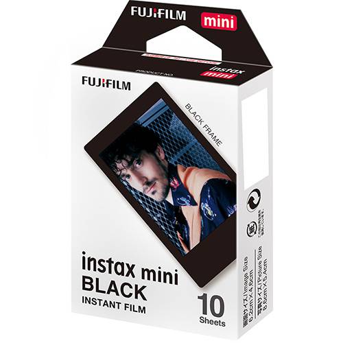Tamanhos, Medidas e Dimensões do produto Filme Instax Mini Black - 10 Fotos