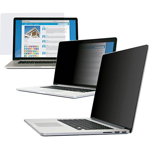 Tamanhos, Medidas e Dimensões do produto Filtro de Privacidade para Ultrabook / Notebook 13.3 Widescreen - 3M do Brasil