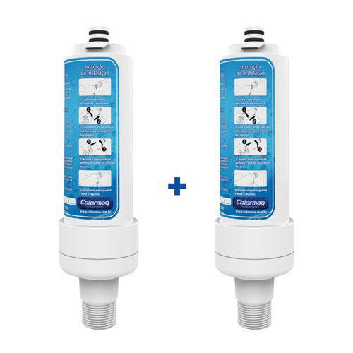 Tamanhos, Medidas e Dimensões do produto Filtro Refil Colormaq para Purificador de Água - Kit com 2 Unidades