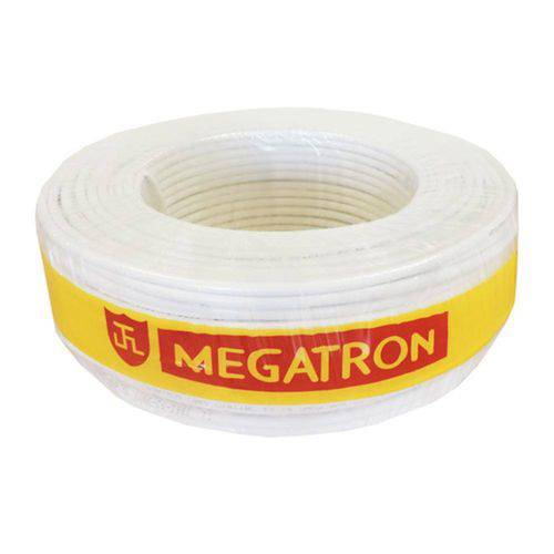 Tamanhos, Medidas e Dimensões do produto Fio Coaxial Branco Rg6 95% de Malha Megatron