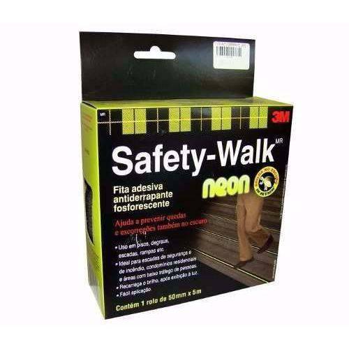 Tamanhos, Medidas e Dimensões do produto Fita Antiderrapante Safety Walk Neon 3m - Promoção