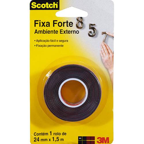 Tamanhos, Medidas e Dimensões do produto Fita Fixa Forte 24mmX1,5m