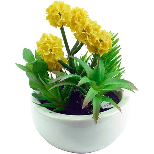 Tamanhos, Medidas e Dimensões do produto Flores Artificiais Verde/Amarelo - BTC