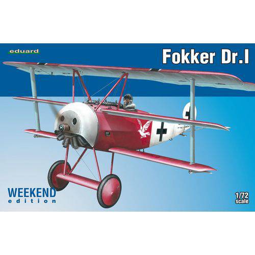 Tamanhos, Medidas e Dimensões do produto Fokker Dr.I - 1/72 - Eduard 7438