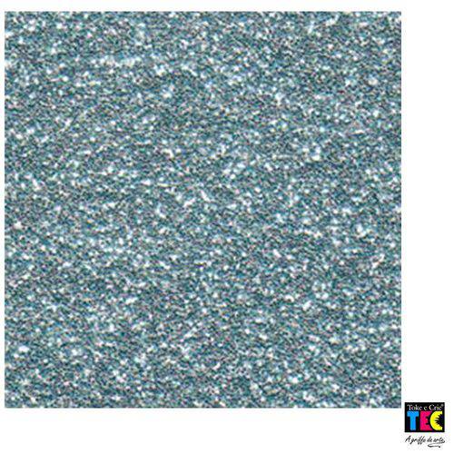 Tamanhos, Medidas e Dimensões do produto Folha para Scrapbook Puro Glitter Toke e Crie Azul Celeste - 8930 - Kfs069