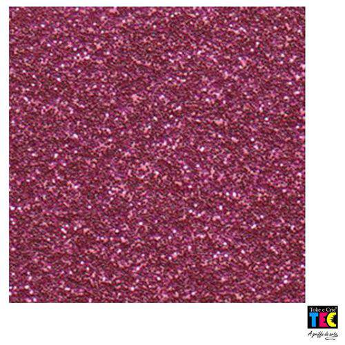 Tamanhos, Medidas e Dimensões do produto Folha para Scrapbook Puro Glitter Toke e Crie Rosa - 8933 - Kfs072