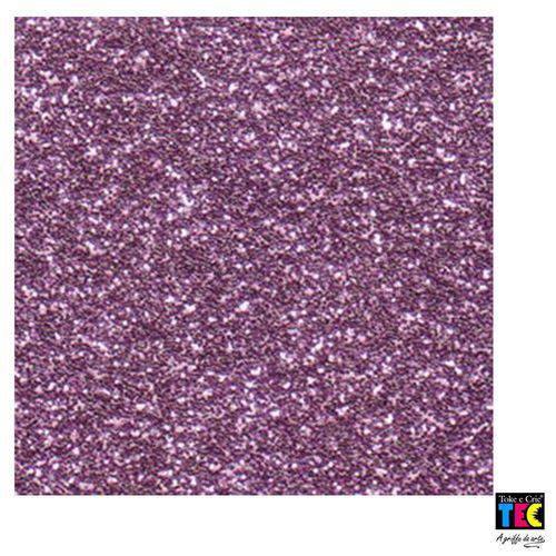 Tamanhos, Medidas e Dimensões do produto Folha para Scrapbook Puro Glitter Toke e Crie - Violeta - 8931 - Kfs070