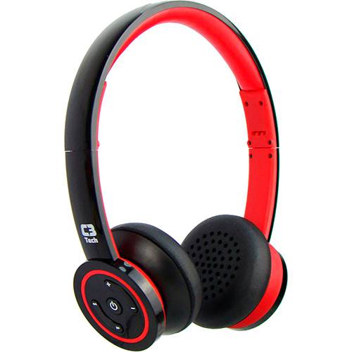 Tamanhos, Medidas e Dimensões do produto Fone C3T H-W955B Rd Bluetooth 3.0 Vermelho