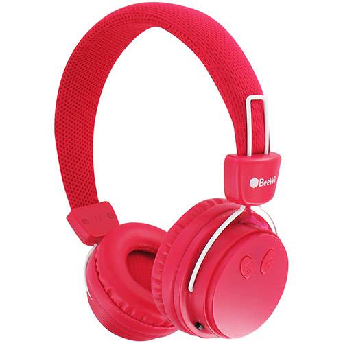 Tamanhos, Medidas e Dimensões do produto Fone de Ouvido BeeWi Ground Bee Bluetooth Headphones - Rosa