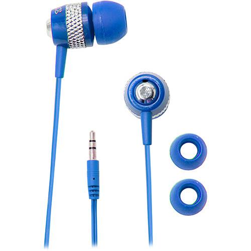 Tamanhos, Medidas e Dimensões do produto Fone de Ouvido Coby Intra Auricular Azul - CVE55
