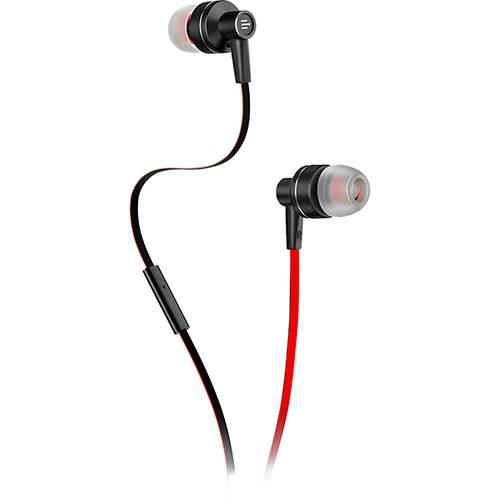 Tamanhos, Medidas e Dimensões do produto Fone de Ouvido com Microfone Pulse Intra-Auricular Vermelho/Preto