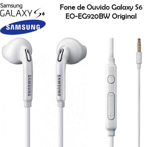 Tamanhos, Medidas e Dimensões do produto Fone de Ouvido Samsung Galaxy A5 Branco Original