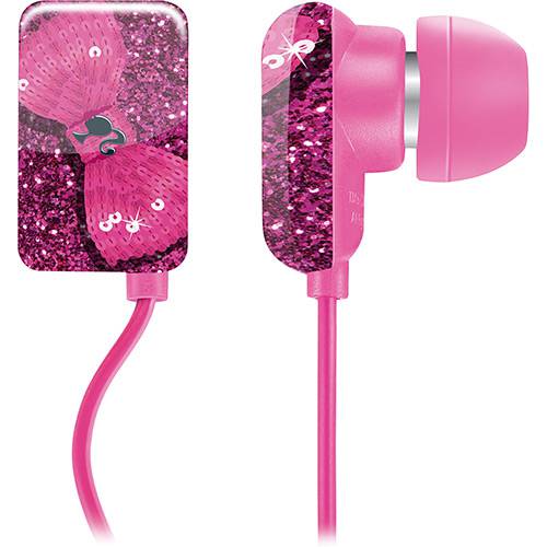 Tamanhos, Medidas e Dimensões do produto Fone de Ouvido Earphone Multilaser PH108 Barbie Rosa