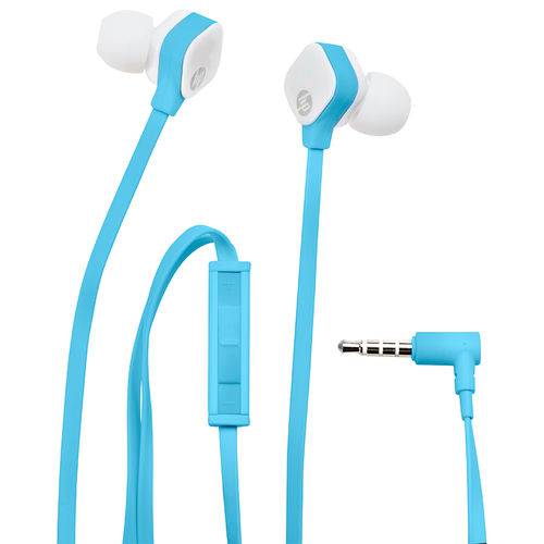 Tamanhos, Medidas e Dimensões do produto Fone de Ouvido Intra Auricular Azul/Branco H2310 - HP