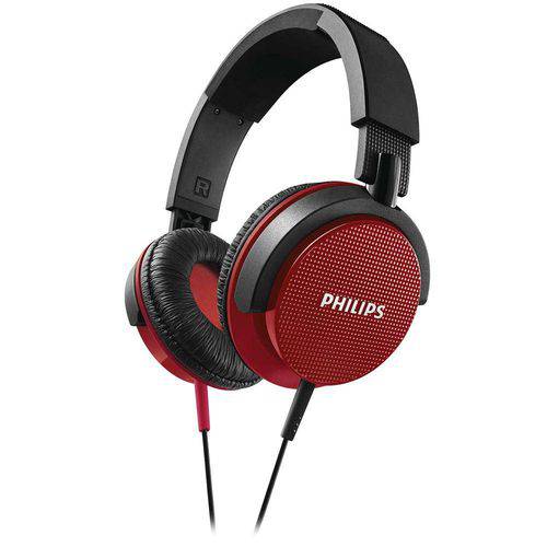 Tamanhos, Medidas e Dimensões do produto Fone de Ouvido Philips Estilo DJ Driver 40mm SHL3100RD/00 Vermelho