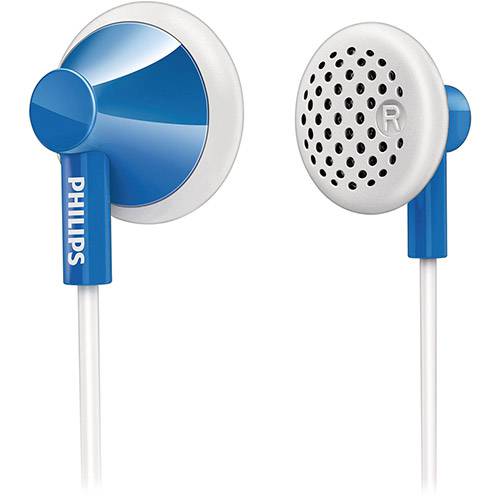 Tamanhos, Medidas e Dimensões do produto Fone de Ouvido Philips Intra Auricular Azul - SHE2100BL/28