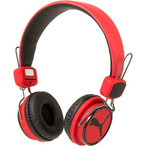 Tamanhos, Medidas e Dimensões do produto Fone de Ouvido Puma The League Over Ear PUF023 Headphone Vermelho com Microfone